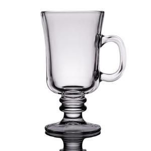 Кружка для латте и ирландского кофе с индивидуальным логотипом для кафе и ресторанов: высокая эстетика и высокое качество, стеклянная чашка на высокой ножке - Product Image 5