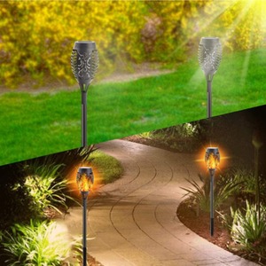 <b>Solar</b> Garden <b>Lights</b> 12LED <b>Flame</b> <b>Effect</b> Outdoor Waterproof Portable Patio Decor <b>Light</b> - Product Image 3