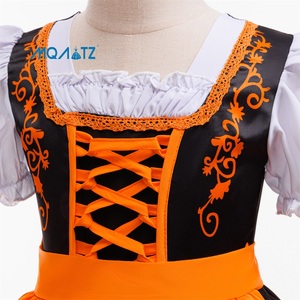 Disfraz de Chica de <span class=keywords><strong>la</strong></span> Cerveza para el Oktoberfest, Vestido de Cosplay Bávaro para Niñas, Inspirado en TV y Cine para Halloween - Product Image 4