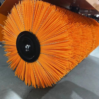 Balayeuse multifonction avec collection Balayeuse à main pour marcher derrière la petite balayeuse à neige Balayant la poussière, le gazon artificiel, le terrain de football