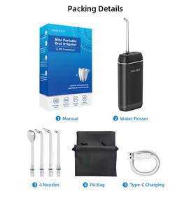 Hydropulseur portable rechargeable électrique avec 3 modes, étanche IPX7, pour un usage domestique et en voyage - Product Image 2