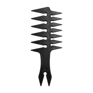 Meilleure vente Ensemble de peignes de <span class=keywords><strong>coiffeur</strong></span> professionnel pour hommes avec cheveux gras Brosse à cheveux de salon à dents larges avec manche en plastique - Product Image 6