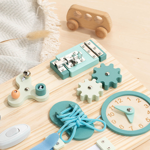 Set di Attività Sensoriali Montessori in Legno per Bambini 2-6 Anni, Giocattoli Educativi Fai-da-Te per Asilo - Product Image 3