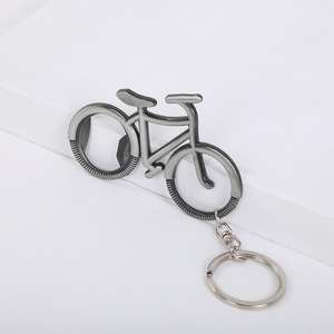 תיק פותחן אופניים בקבוק בירה מתכת עתיק מותאם אישית עם מפתח צבע אופניים בקבוק פותחן שרשרת מפתח - Product Image 6