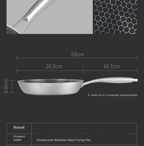 Sartén antiadherente de panal de acero inoxidable reutilizable, utensilios de cocina híbridos, cocina de Metal respetuosa con el medio ambiente - Product Image 2