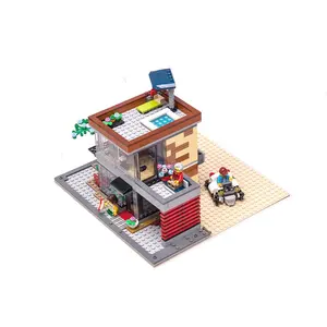 Penjualan Terbaik Mainan Plastik Anak Kecil Intelijen DIY Blok Bangunan untuk Anak-anak