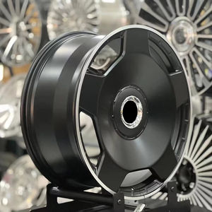 Jantes forgées à 5 trous de style classique noir mat de haute qualité 21 22 23 pouces pour la mise à niveau des jantes en alliage de classe Benz G <span class=keywords><strong>Amg</strong></span> - Product Image 1