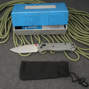 มีดพับ EDC รุ่น Survival 535 เกรดอุตสาหกรรม OEM เหล็ก M390 ด้ามไนลอนไฟเบอร์ พร้อมส่งในสหรัฐอเมริกา จัดส่งรวดเร็ว - Product Image 1