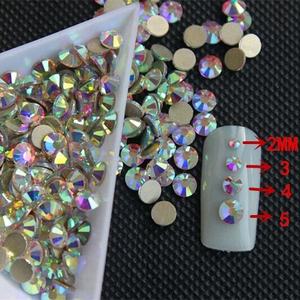 批发Ss20珠光水晶AB K9金色底座背玻璃钻石水晶AB平背水钻 - Product Image 6