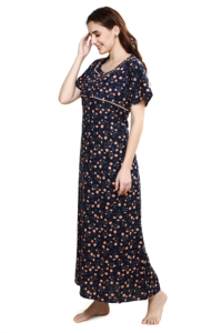 ชุดเดรสแขนยาวสำหรับผู้หญิง,ชุดกระโปรงสีแดงผ้าลินินสไตล์ลำลอง - Product Image 4