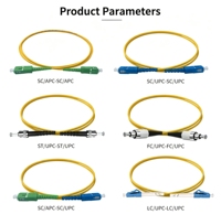 Lcapc Patch Cord Cable De Fibra Ptica 9/125 Yellow LSZH Fiber Optic Patch Cord Singlemode OS2 Fiber Patch Cord Lclc 2 Meters