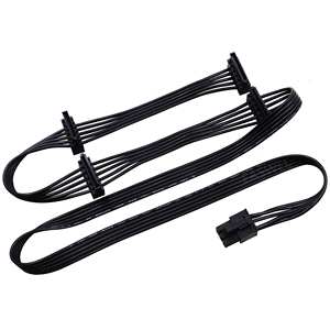 สายเคเบิลสำหรับไดร์เวอร์ SATA 6ขาเป็น4X สำหรับ RM1000X Hx1200โจรสลัด RM750X <span class=keywords><strong>RM850X</strong></span> - Product Image 4