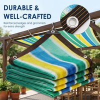 Filet d'ombrage robuste en HDPE écologique, 85 % d'ombrage, protection solaire pour terrasse extérieure, résistant à la décoloration des meubles