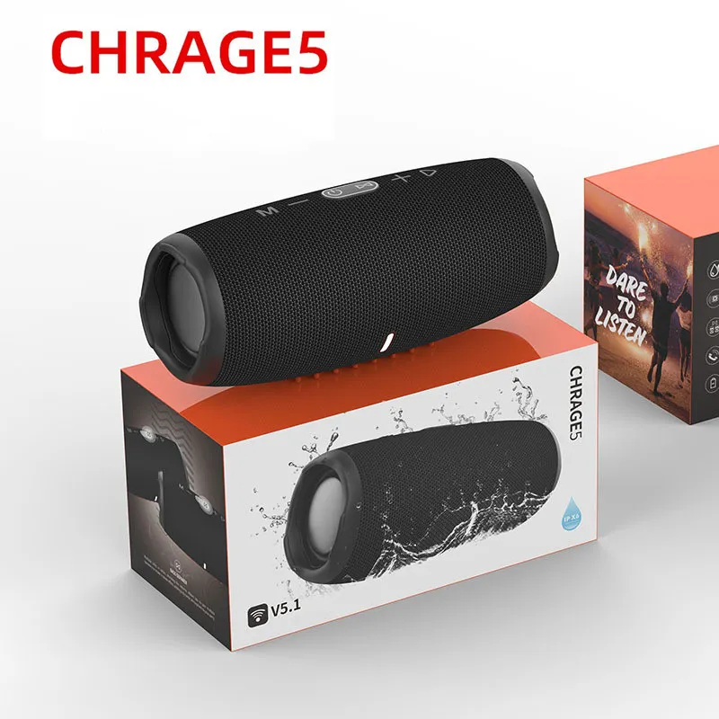 Penjualan laris Charge5 + speaker ipx 68 nirkabel portabel luar ruangan tahan air subwoofer