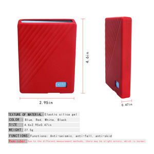 <span class=keywords><strong>WD</strong></span> หนังสือเดินทางของฉันเคสฮาร์ดไดรฟ์ซิลิกาเจลเคสป้องกันแบบตะวันตกดิจิตอล1 2TB แบบพกพาทนต่อการบีบอัดทนต่อรอยขีดข่วน - Product Image 3