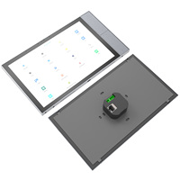 Thermostat intelligent WiFi multifonctionnel Zigbee de 10 pouces avec écran tactile au design rétro et interrupteur de contrôle de scène