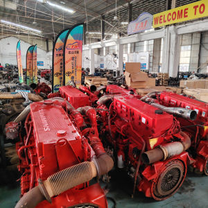 En buen estado, usado, genuino, conjunto de motor ISM11 385, construcción de acero para frenos. - Product Image 1