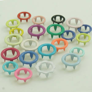 Prong ile 2023 fabrika satış bebek geçmeli düğme kap geçmeli düğme yapış Metal düğmeler - Product Image 3