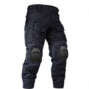 Pantalon de moto pour homme, pantalon cargo tactique avec genouillères, séchage rapide, vêtements d'extérieur toutes saisons, combinaisons de moto - Product Image 4
