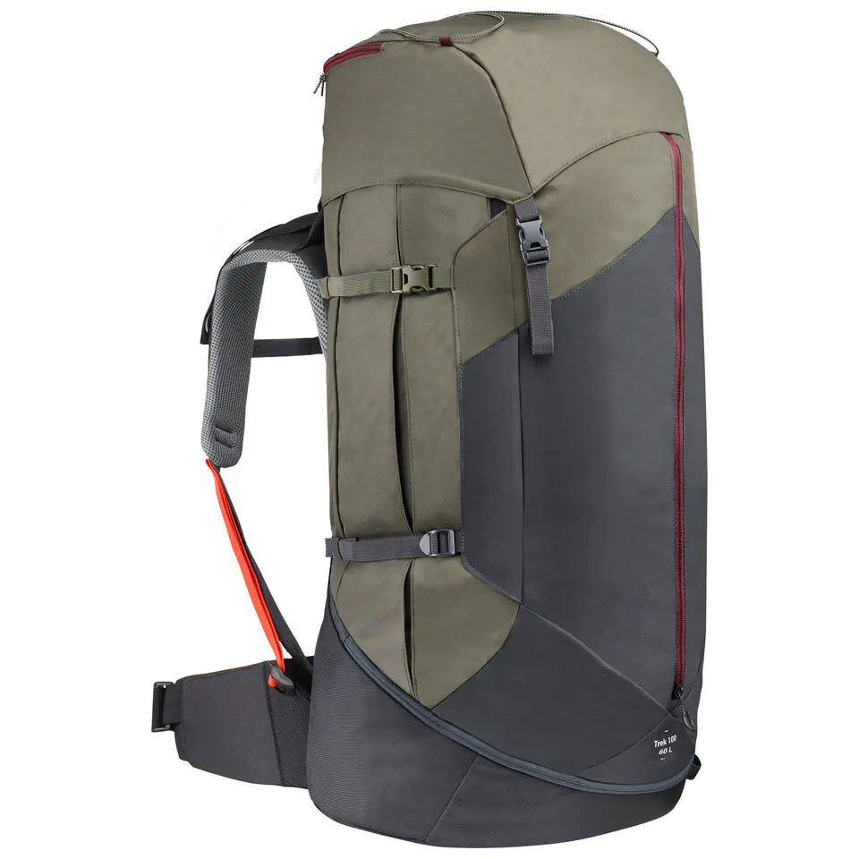 Trekking rucksack mit großer Kapazität 60L wasserdichter Wandert aschen rucksack Kunden spezifisches Camping-Logo für Frauen