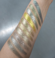 Fard à Paupières Métallique Scintillant Coloré Haute Pigmentation Pressé DuoChrome Maquillage Éblouissant Couleurs Riches Fard Crémeux