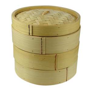 Strumento di cottura tradizionale in stile cinese economico vapore di bambù amichevole nei ristoranti della cucina hotel per il vapore di bambù - Product Image 1