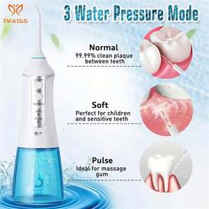 Hydropulseur dentaire électrique sans fil avec tête en plastique étanche - Utilisation domestique - Product Image 4