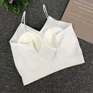 <span class=keywords><strong>เสื้อ</strong></span>ชั้นในสตรีแบบผสมชุดชั้นในเซ็กซี่สีพื้นเรียบง่ายเสื้อชั้นในไร้รอยต่อบราดันทรงใส่สบาย - Product Image 2