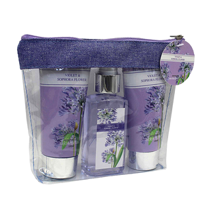 VIOLET FLEUR DE SOPHORA de Beauté Soins de La Peau Personnels <span class=keywords><strong>Spa</strong></span> Cadeau Ensemble De Bain - Product Image 5