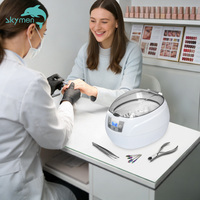 Nettoyeur à ultrasons Skymen ODM 750 ml pour outils à ongles, commande en gros, nettoyeur à ultrasons numérique pour bijoux, lunettes, bracelets de montre, têtes de rasoir