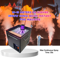 Machine à fumée MAYAFX Fog Jet 3500W avec télécommande DMX, LED RGB, jet de CO2, modèle vertical pour spectacles de scène et musique