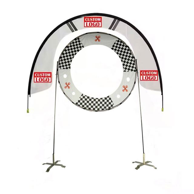 Outdoor Arch Gate for FPV  Racing Pennant Style Eco-Friendly Pop up Race Event Sports Gate