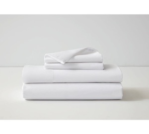 Collection de linge de lit d'hôtel de luxe 400TC 100% ensemble de literie blanc uni en coton pour centres de villégiature et hôtels cinq étoiles - Product Image 3