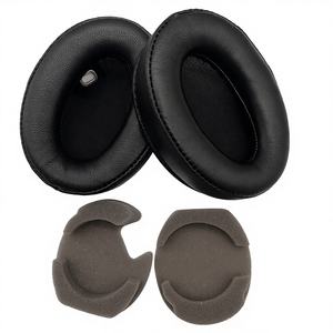 Almohadillas de Cuero de Cordero Premium, Almohadillas de Cuero Proteico, Diadema Cómoda, Almohadillas de Gel con Aislamiento de Ruido para <span class=keywords><strong>Sony</strong></span> WH-<span class=keywords><strong>1000XM4</strong></span> - Product Image 1