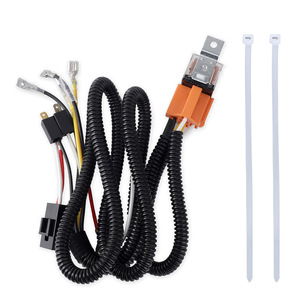 Kit de cableado de relé de bocina de 12V para mejora de coches y camiones con portafusibles y abrazaderas - Product Image 1
