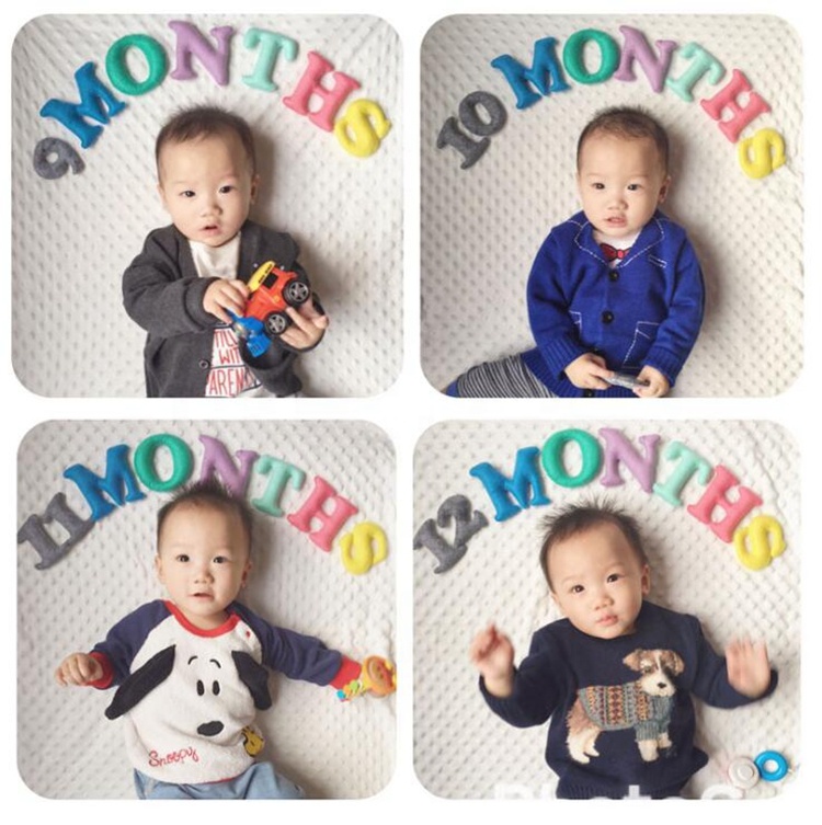 Нетканый детский сборный Шарм Рождественская декоративная английская игрушка фетровая буква алфавита