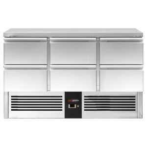 โต๊ะแช่เย็น GGM Gastro PREMIUM - 1370x700 มม. - 6 ลิ้นชัก - Product Image 4