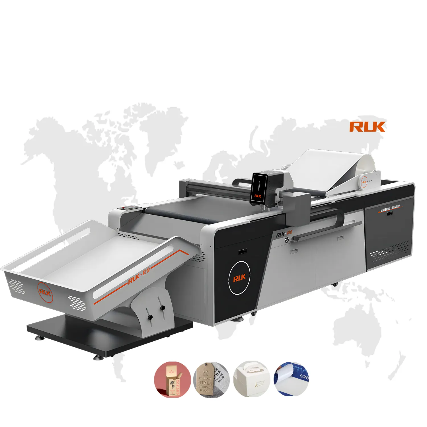 Rok MKC mesin pemotong Digital dengan perekat, mesin pemotong kerajinan, mesin pemotong mati karton otomatis