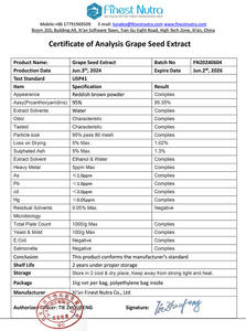 ผง95% proanthocyanidins สารสกัดจากเมล็ดองุ่น - Product Image 6
