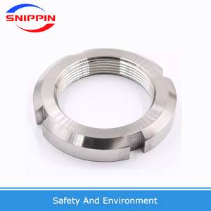 M10 M16 M18 M20 M22 M24 M30 M33-M42 304 thép không gỉ rãnh tròn Nut gb810 mang khóa dừng nhỏ và nắp tròn NUT - Product Image 5