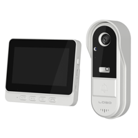 Pas cher Prix 2.4G Sonnette Caméra avec Moniteur 4.3 Pouces Écran Interphone Anneau Smart Sonnette Caméra