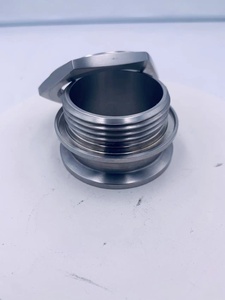Weldless Homebrew mặ<span class=keywords><strong>t</strong></span> bích với cấp thực phẩm Gasket pha Ấm đun nước phù hợp 1.5 "weldless tri-kẹp vách ngăn - Product Image 3
