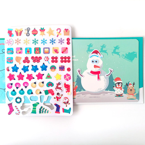 2025 năm mới giáng sinh cuốn sách bận rộn bé Giáo Dục Tiểu học giấy Sticker trẻ em sách bận rộn - Product Image 6