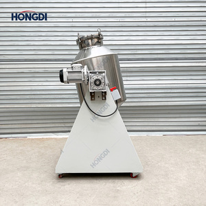 เครื่องผสมแบบกรวยคู่ 100 กก. พร้อมฝาปิดแบบมีแรงดัน, เครื่องปั่นผงแบบมีโครงเหล็กกล้าคาร์บอนสำหรับงานหนักสำหรับอุตสาหกรรมเคมี - Product Image 6