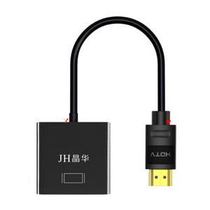 ตัวแปลงอะแดปเตอร์ HDMI เป็น VGA พร้อมเสียง 1080P 60Hz ชุบทองสำหรับแล็ปท็อปจอภาพพีซีโปรเจคเตอร์กล่องทีวีตัวแปลงวิดีโอ 0.2M - Product Image 3