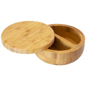 Étagère à épices en bambou, boîte de rangement à sel et poivre à 3 niveaux, ustensiles de cuisine pour épices, support à sel de cuisine - Product Image 4