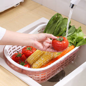 Ustensiles de cuisine en silicone, baguettes et bols de cuisine, égouttoir contenant de stockage d'<span class=keywords><strong>évier</strong></span> étagère à assiettes en plastique monocouche, bol armoire - Product Image 4