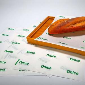 12x12" Feuilles de papier ciré de qualité supérieure pour paniers alimentaires, résistantes à la graisse - Product Image 1