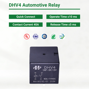 DHV4-1AP-DC12V v4 cqc ट्यूव रोह 40a त्वरित कनेक्ट pcb ऑटोमोटिव रिले होम उपकरण बिजली प्रणाली ऑटो इलेक्ट्रॉनिक्स - Product Image 6