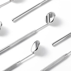 Espejo Bucal de Acero Inoxidable con Mango, Herramienta de Inspección Oral Dental, Espejo Bucal Dental Profesional, Instrumento Quirúrgico Dental - Product Image 3